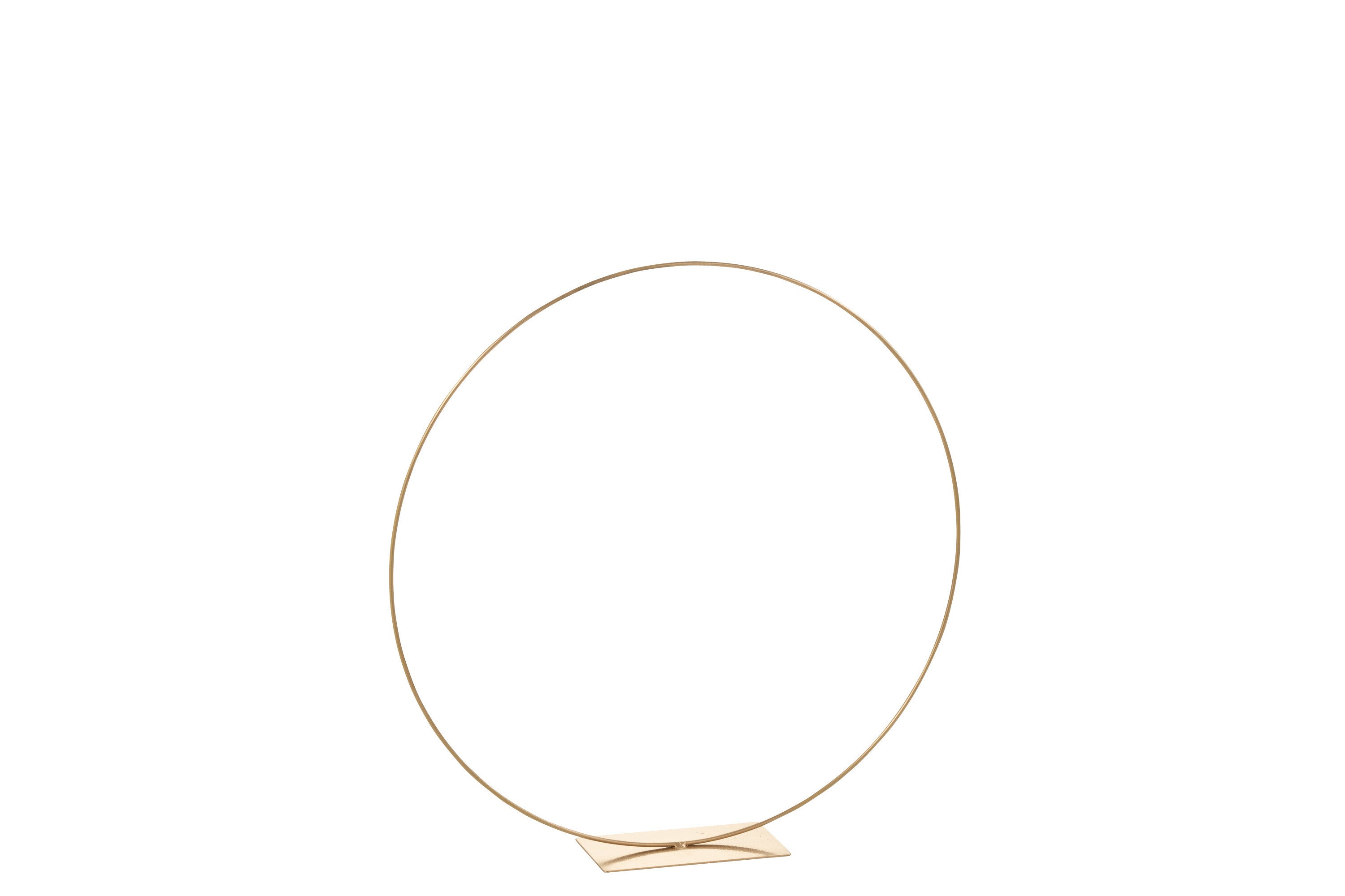 Ring Decoratief Op Voet Metaal Goud Medium