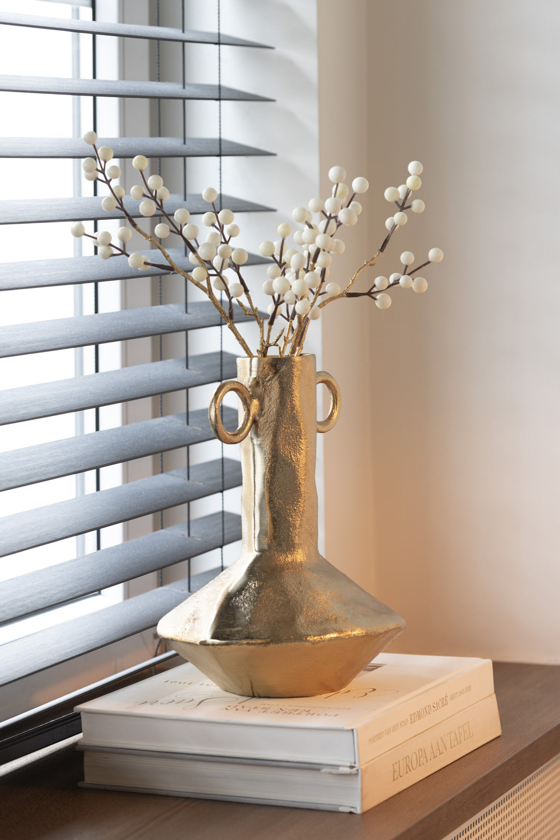 Vaas Ritueel Aluminium Goud