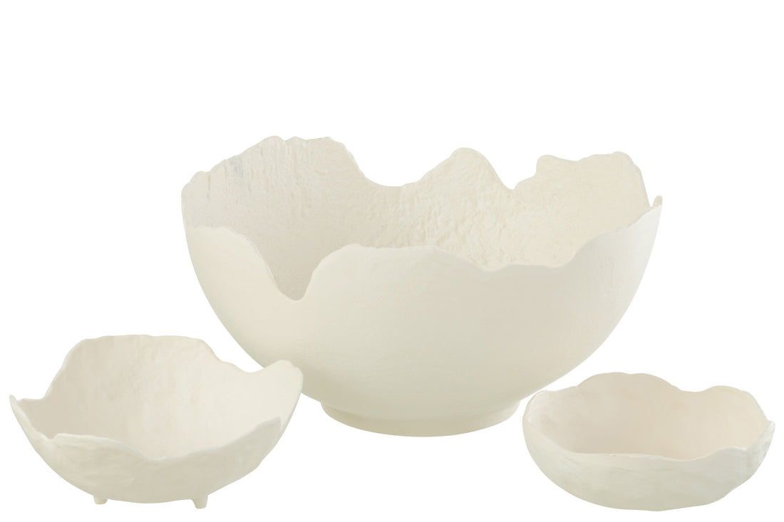 Groot Wit Aluminium Schaal