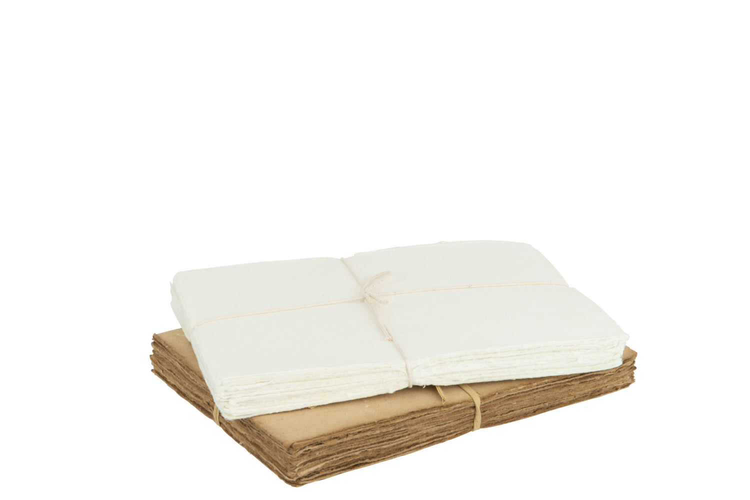 Papier Antiek Papier Wit/Beige Kleine Assortiment Van 2