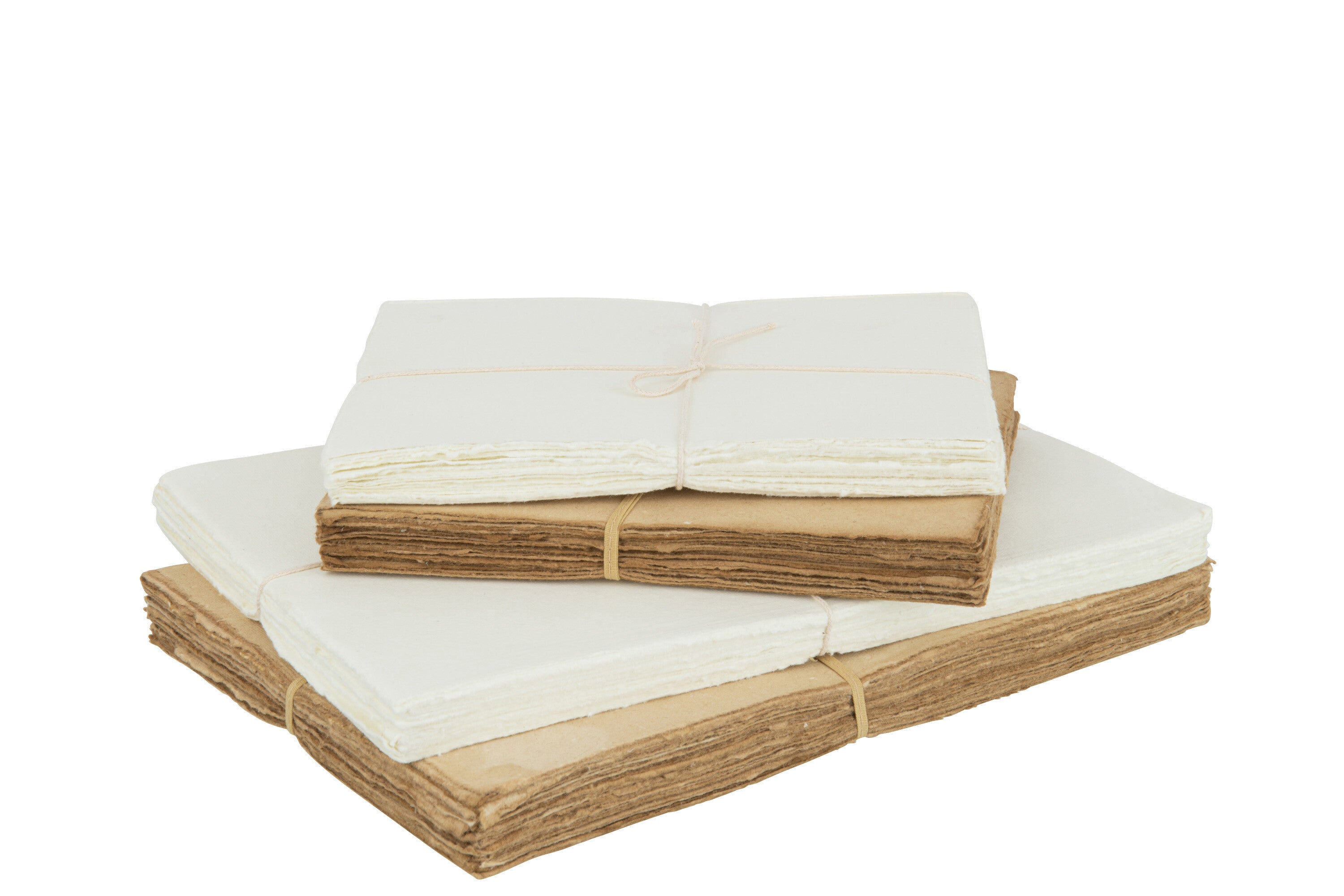 Papier Antiek Papier Wit/Beige Groot Assortiment Van 2