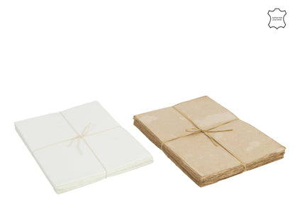 Papier Antiek Papier Wit/Beige Groot Assortiment Van 2