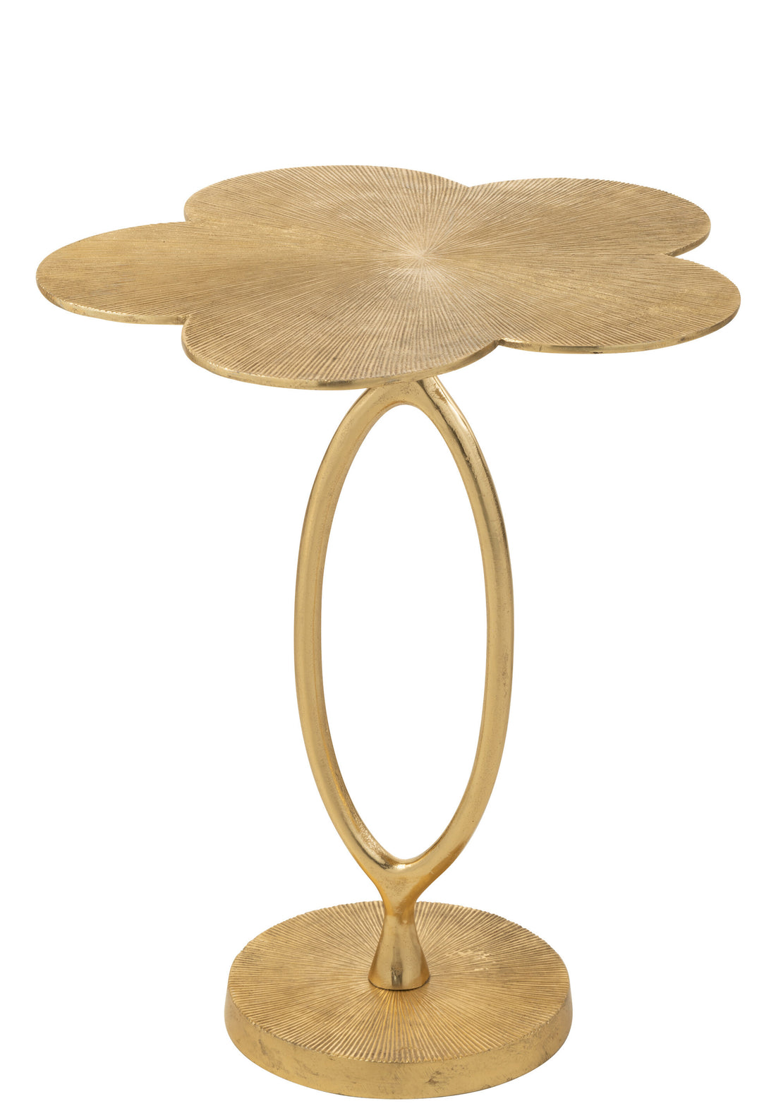 J-Line Bijzettafel Tiana Aluminium Goud