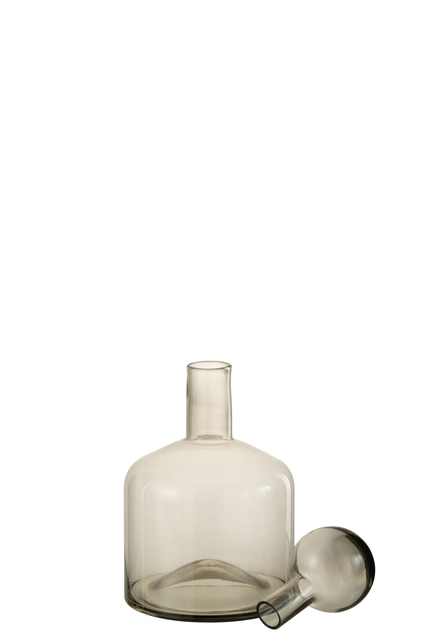 Fles Deco Norma Glas Grijs Klein