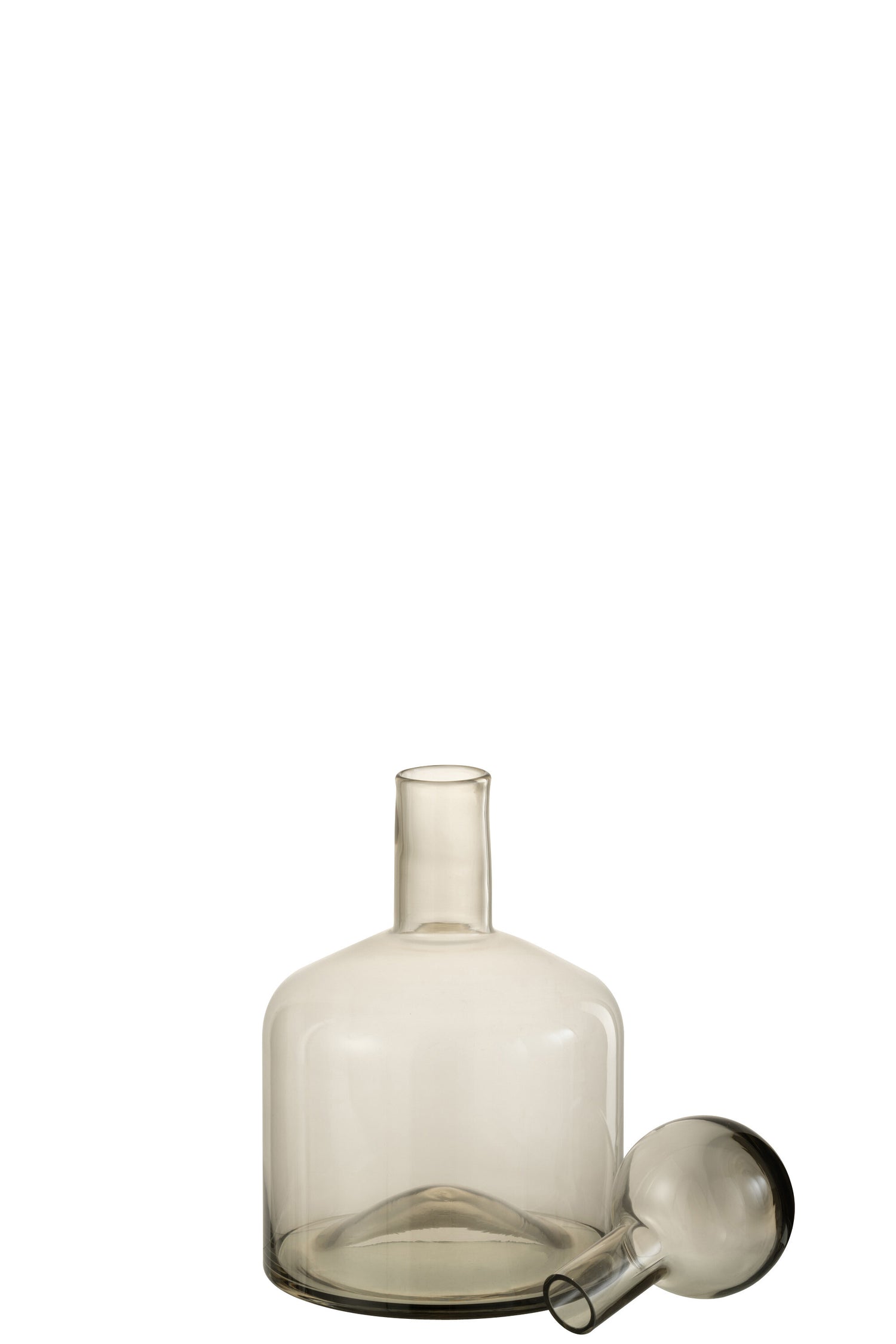 Fles Deco Norma Glas Grijs Klein