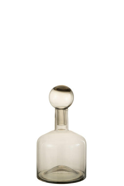 Fles Deco Norma Glas Grijs Klein