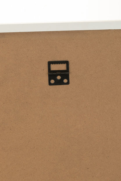 Lijntekening Vrouw Mdf/Glas Wit/Goud Assortiment Van 2