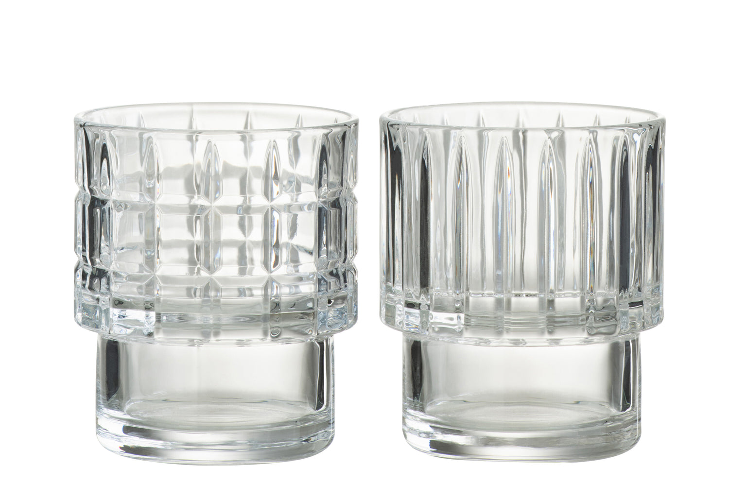 Whiskeyglas Duetglas Transparante Assortiment Van Twee