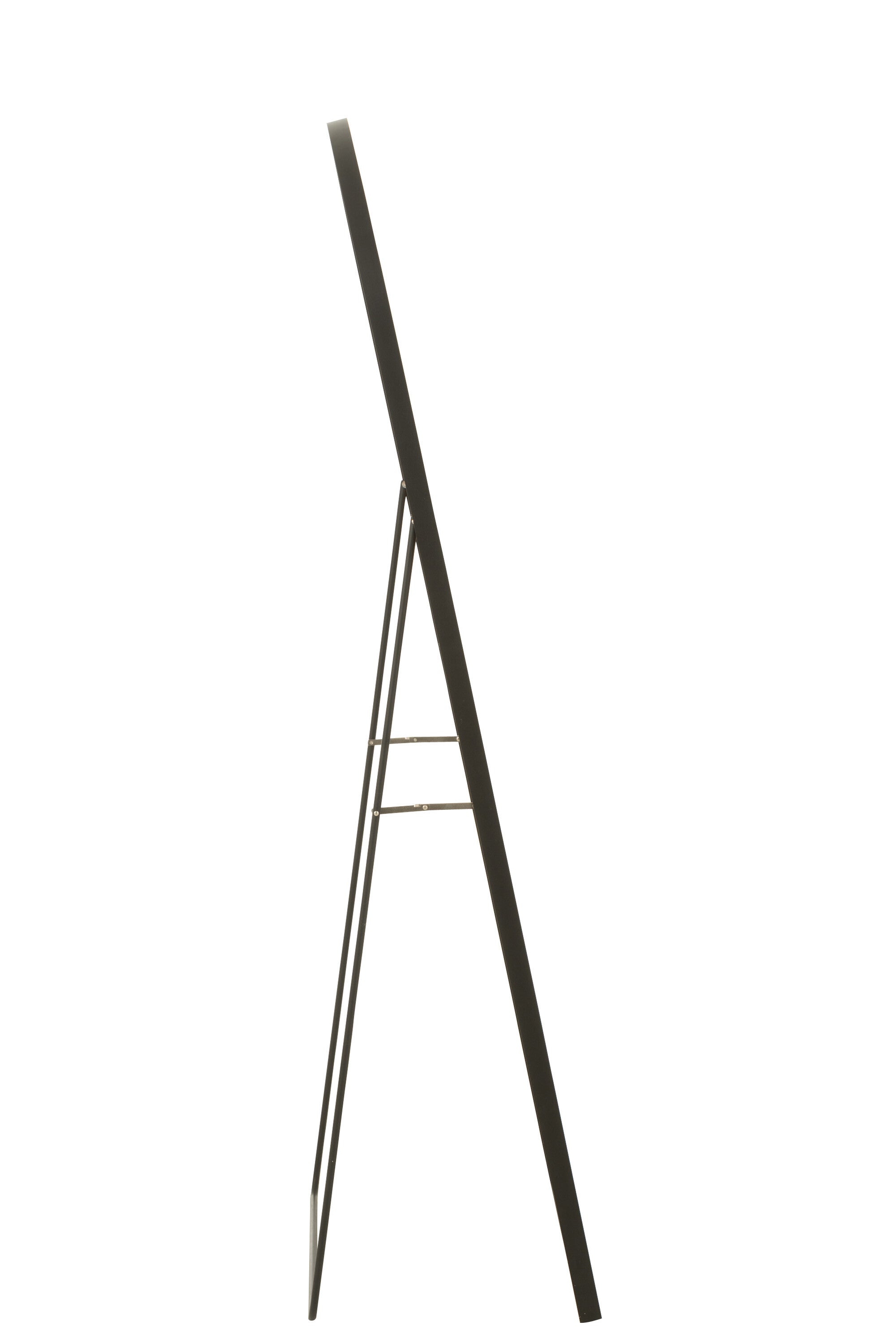 Spiegel Op Voet Afgerond Gl/Metaal Bl