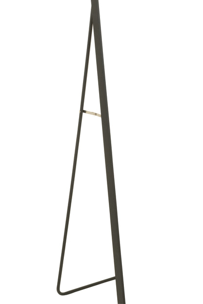 Spiegel Op Voet Afgerond Gl/Metaal Bl