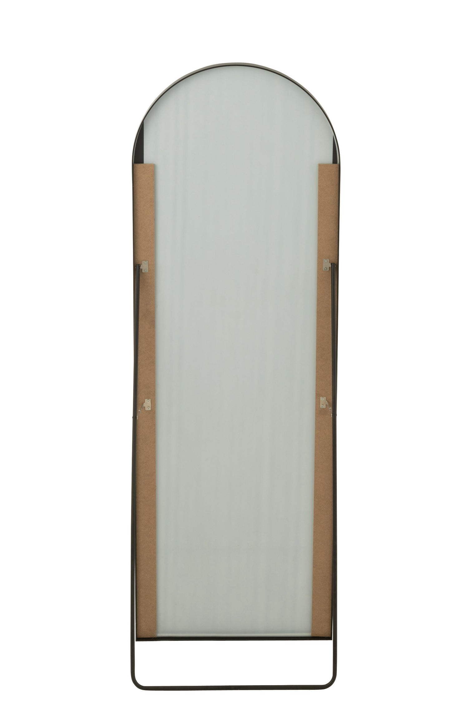 Spiegel Op Voet Afgerond Gl/Metaal Bl