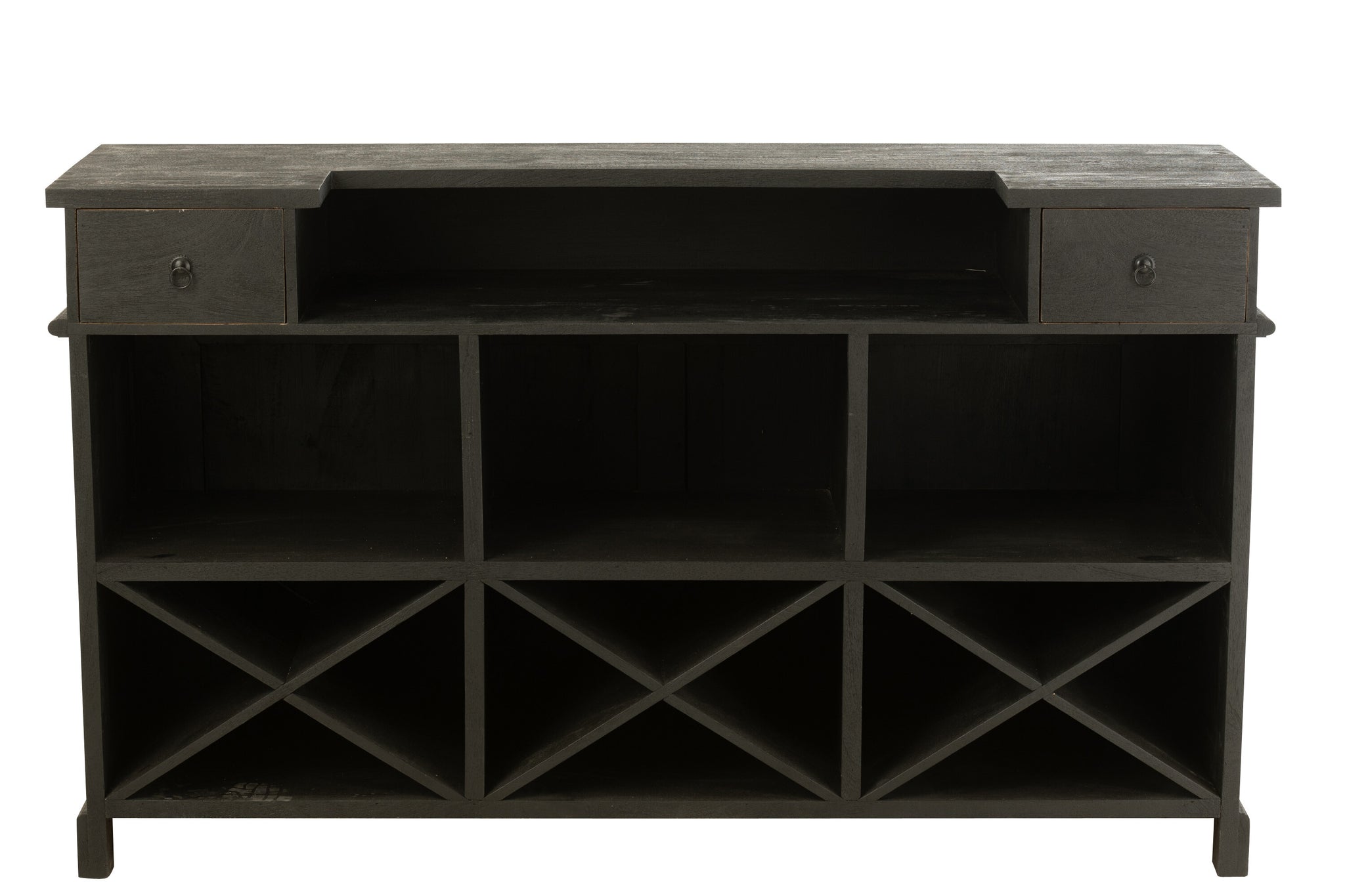 Bar 2 laden Hout Zwart