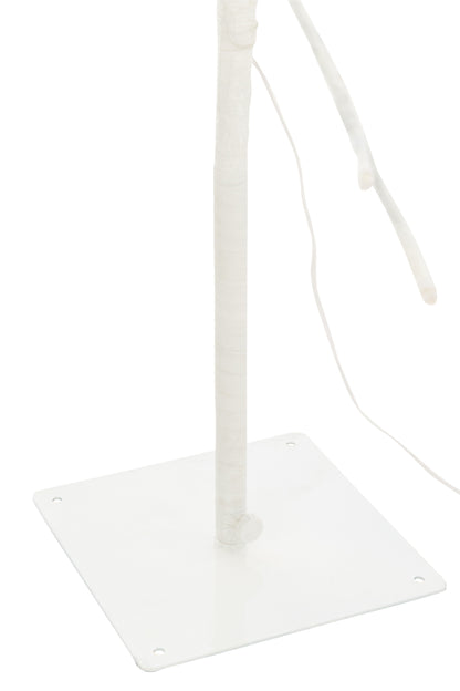 J-Line Kerstboom Kaal+ Led Metaal Wit