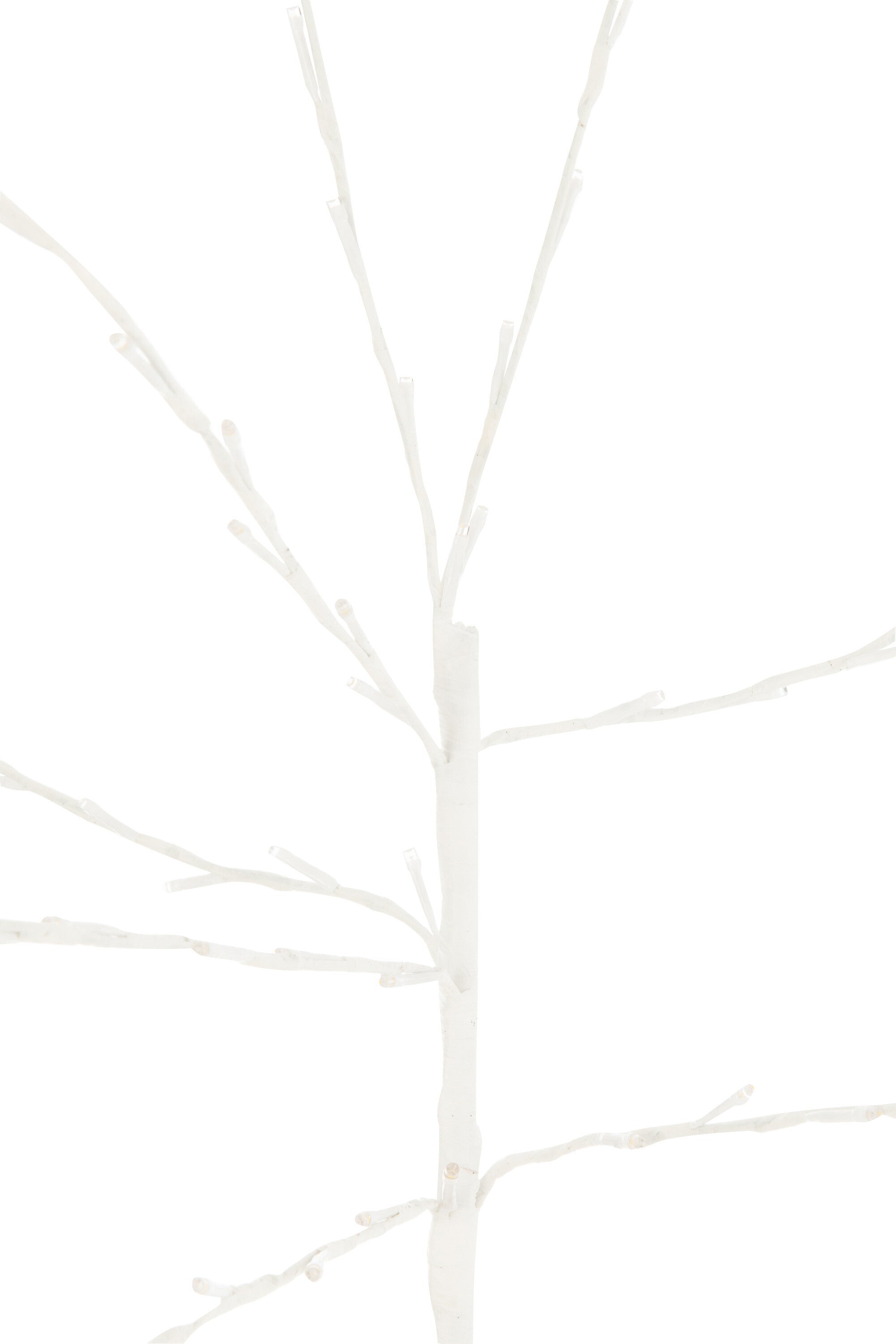 J-Line Kerstboom Kaal+ Led Metaal Wit