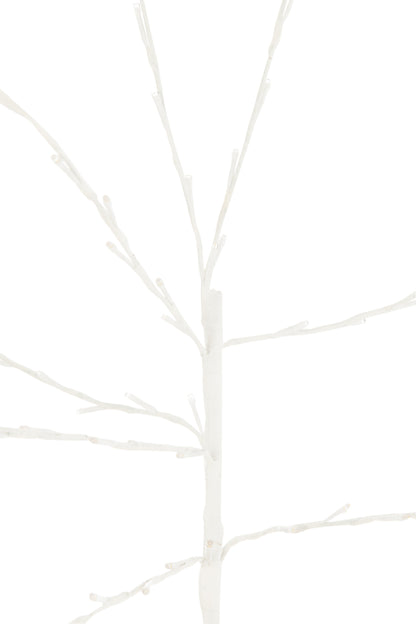 J-Line Kerstboom Kaal+ Led Metaal Wit