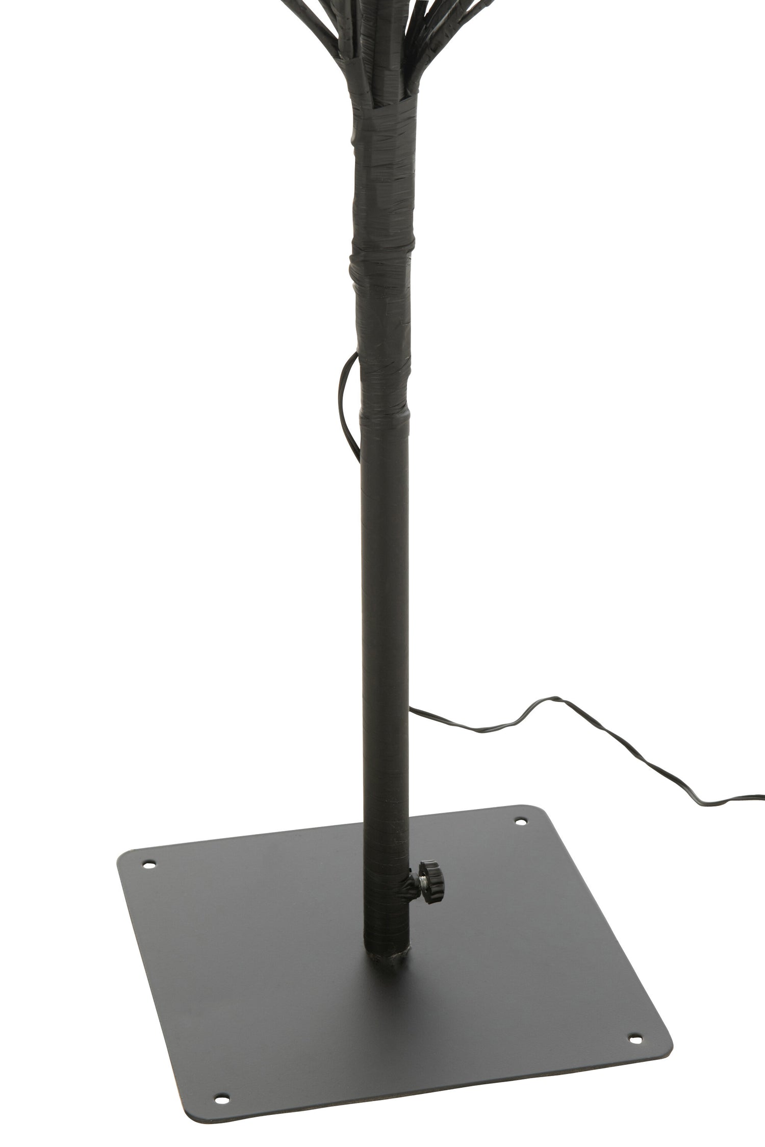 J-Line Kerstboom Kaal+ Led Metaal Zwart