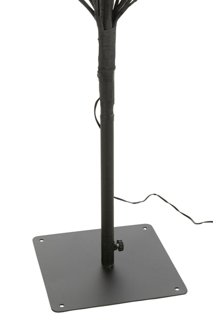 J-Line Kerstboom Kaal+ Led Metaal Zwart