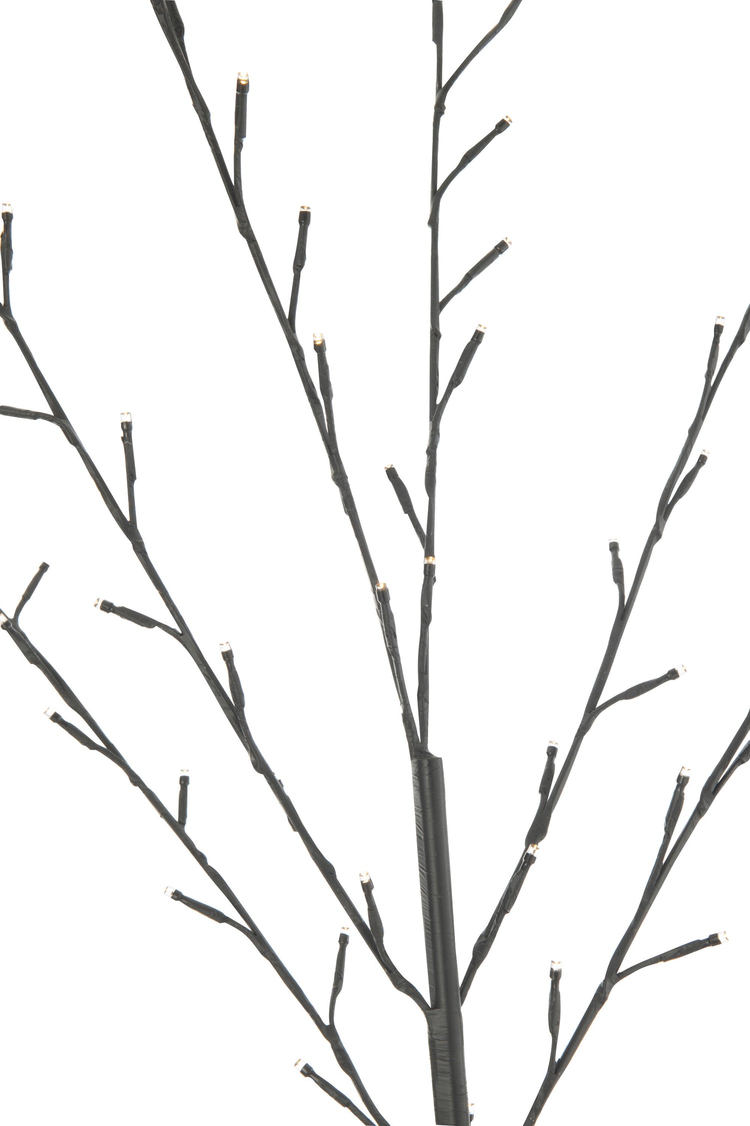 J-Line Kerstboom Kaal+ Led Metaal Zwart