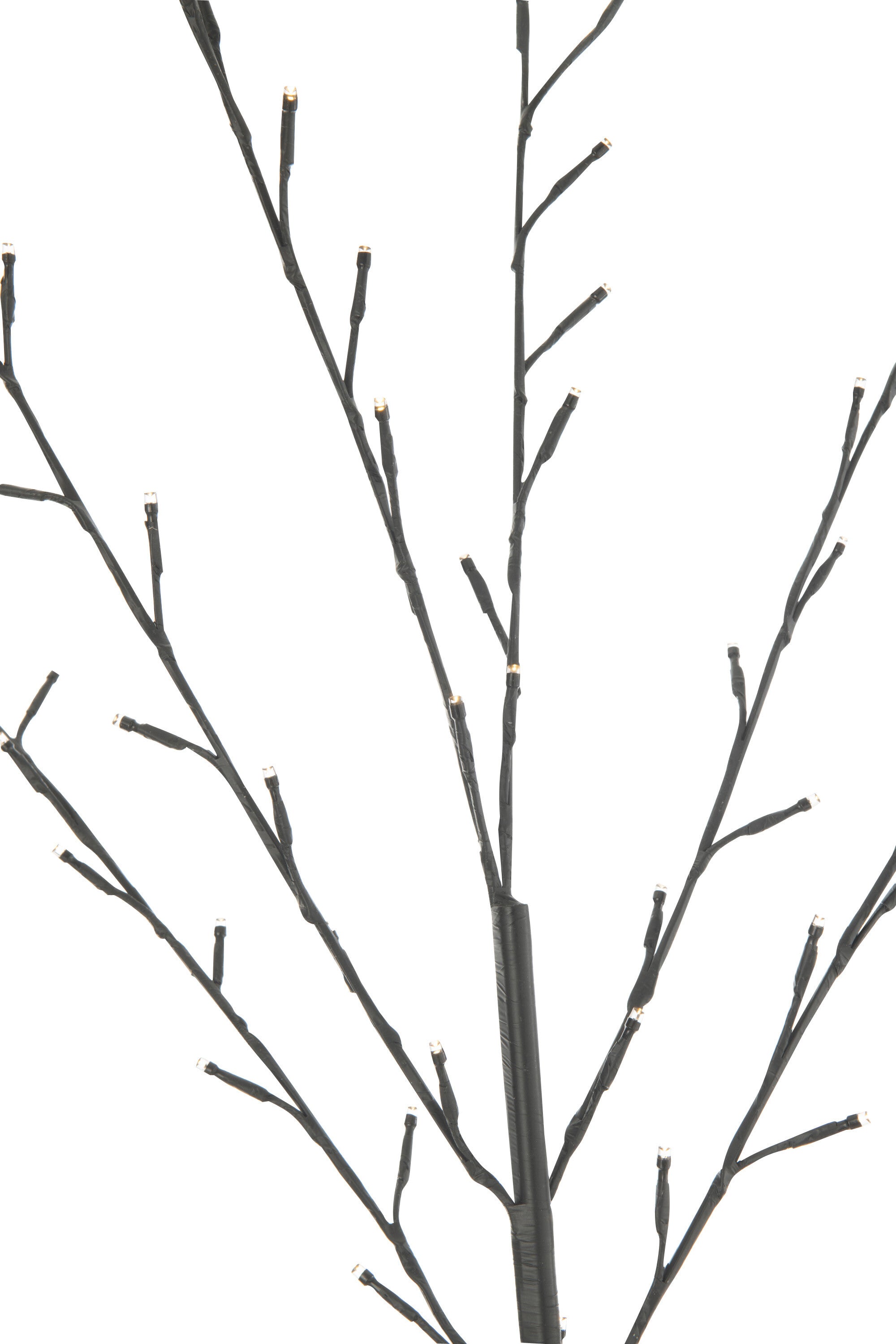 J-Line Kerstboom Kaal+ Led Metaal Zwart