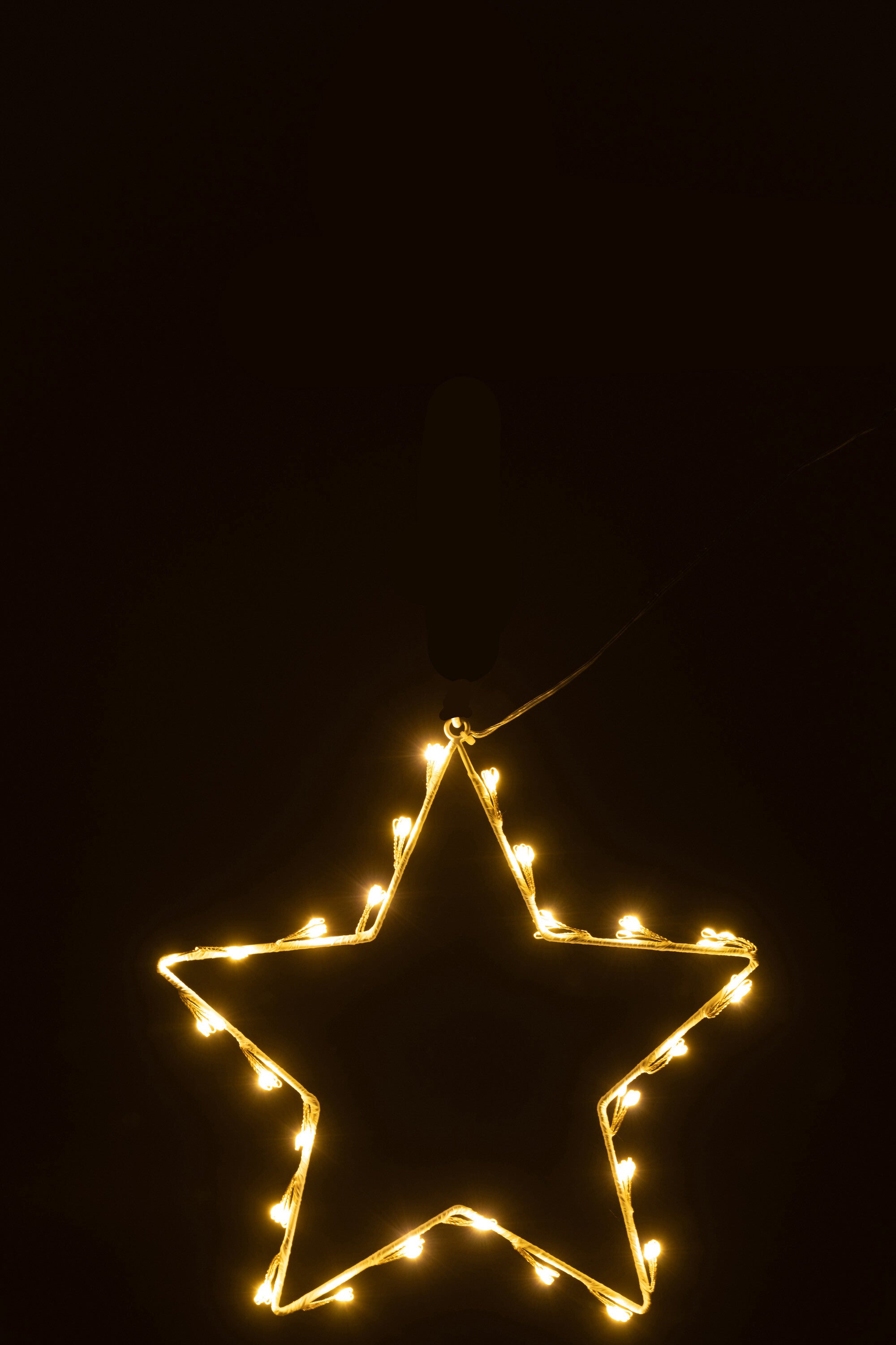 Ster Deco Led Metaal Wit Klein