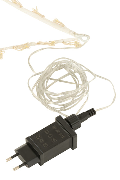 Ster Deco Led Metaal Wit Klein