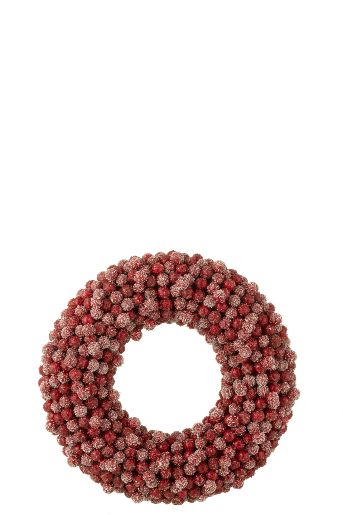 Krans Ronde Bessen Plastic Rood Klein