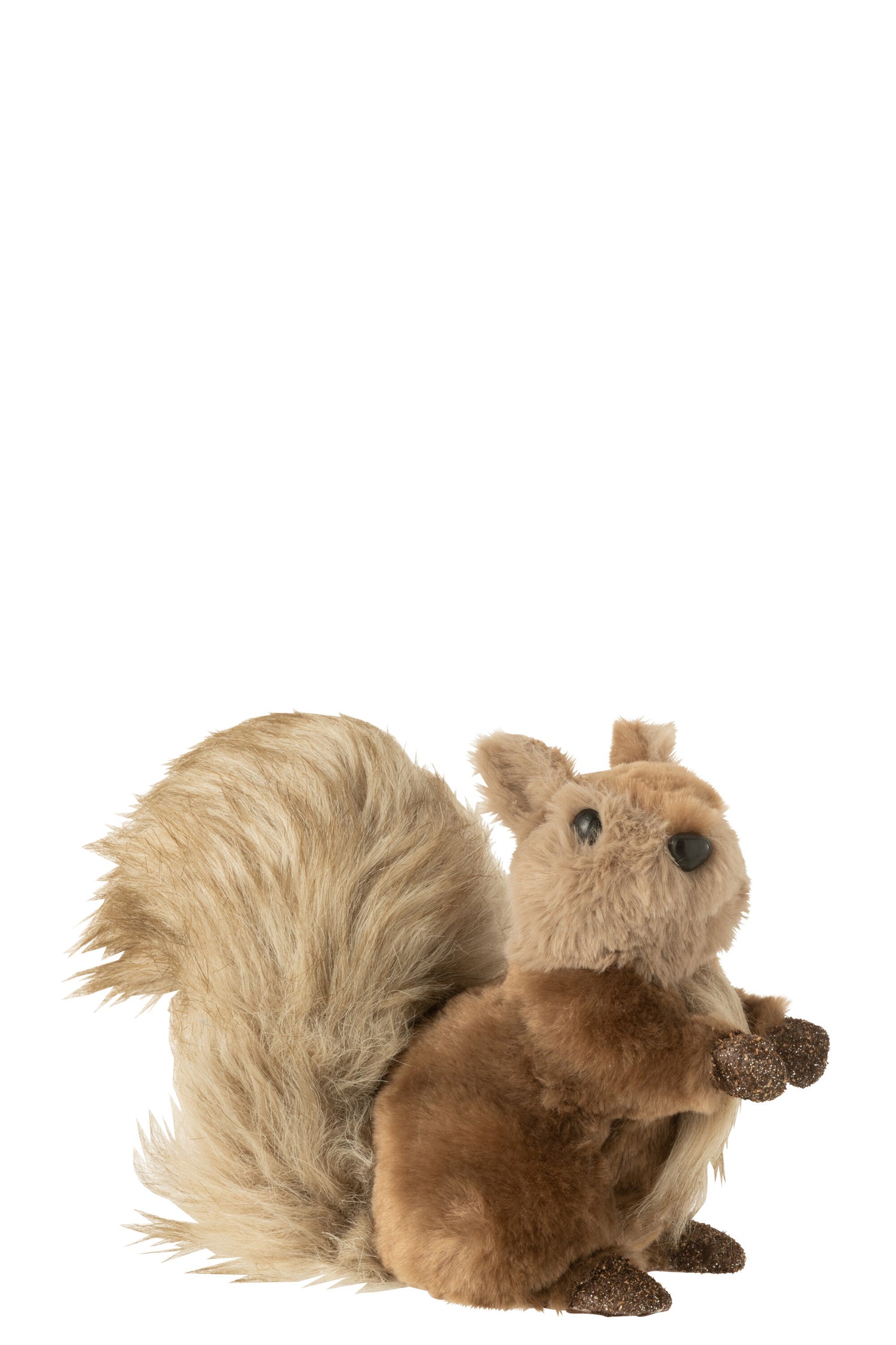 J-Line Eekhoorn Deco Textiel Bruin