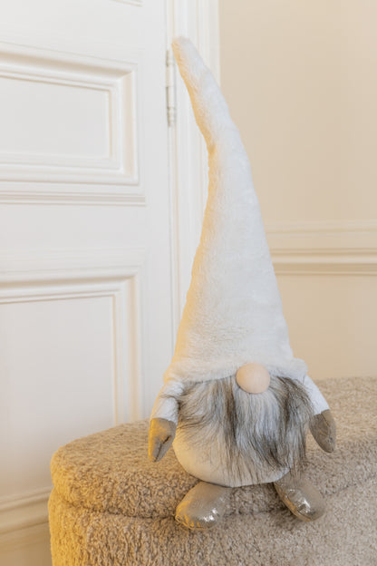 J-Line Vaas Nora Op Voet Rond Glas Lichtblauw Small - 27 cm hoog