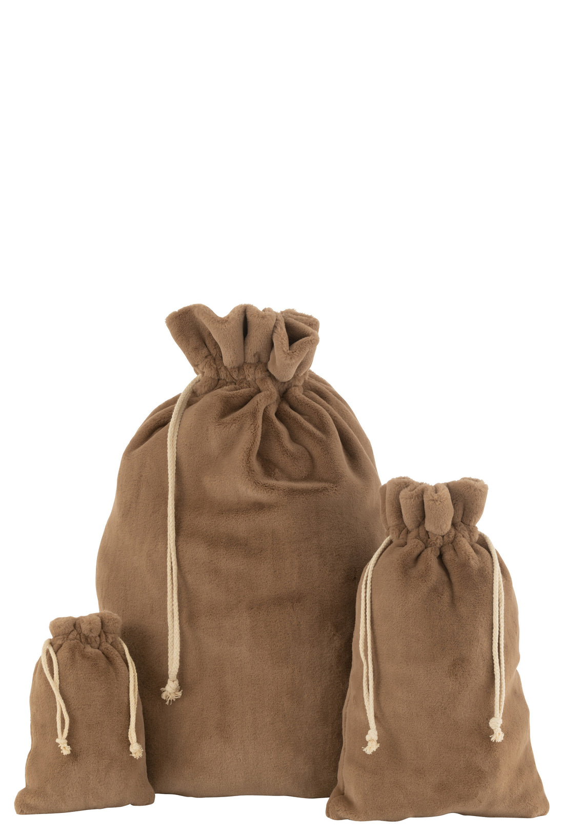Kerst Zachte Textiel Bruin Groot