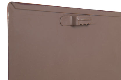 Placard Square Mountains/Ski Lift Metaal Zwart/Wit Assortiment Van 2