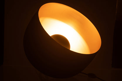 J-Line Lamp Rond Interieur Goud Metaal Zwart Large
