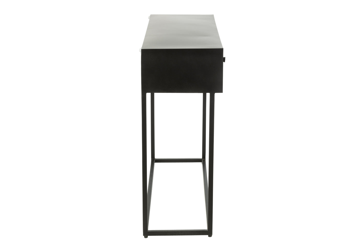 J-Line Console Shanil Hout/Ijzer Zwart