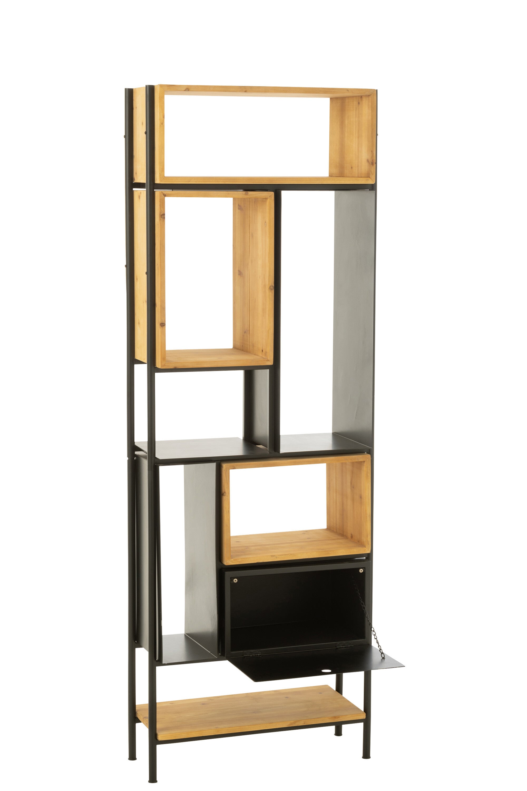 Plank Tina Sparrenhout/IJzer Zwart/Natuurlijk Klein