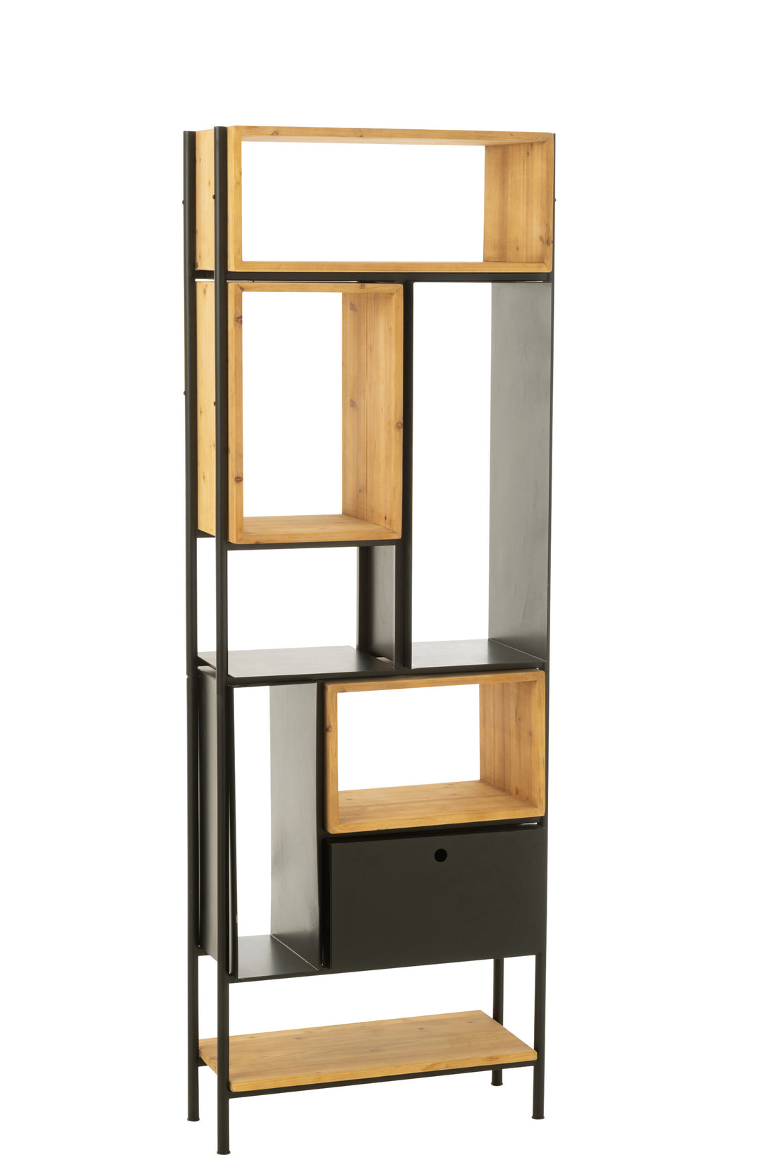 Plank Tina Sparrenhout/IJzer Zwart/Natuurlijk Klein