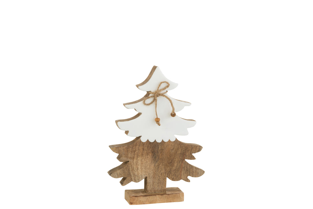 Boom Touw Hout Wit/Natuurlijk Medium