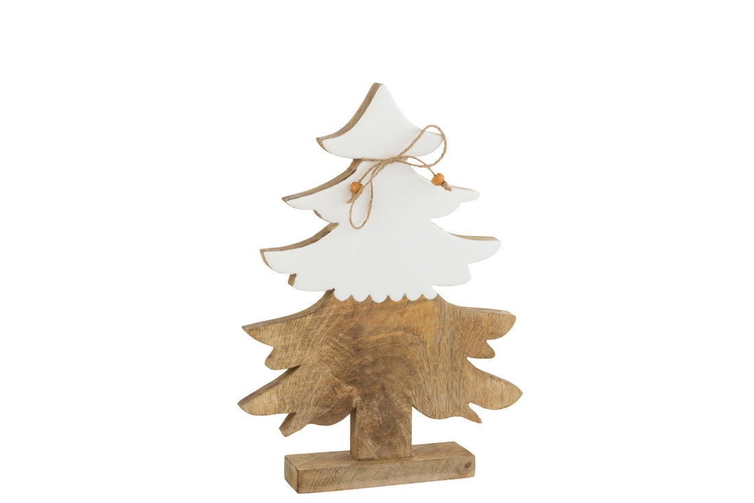 Boom Touw Hout Wit/Natuurlijk Groot