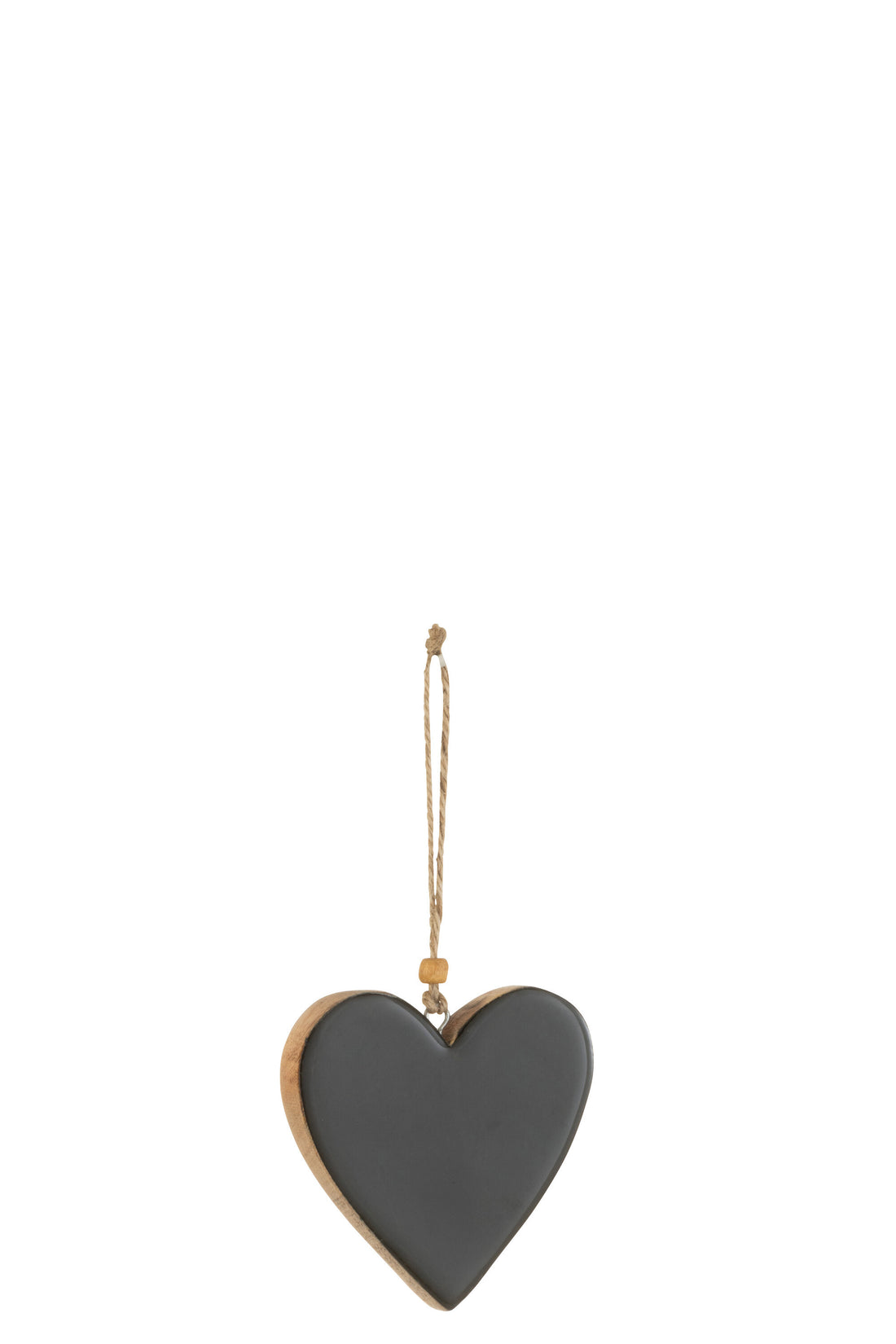 J-Line Hanger Hart Hout Zwart Small