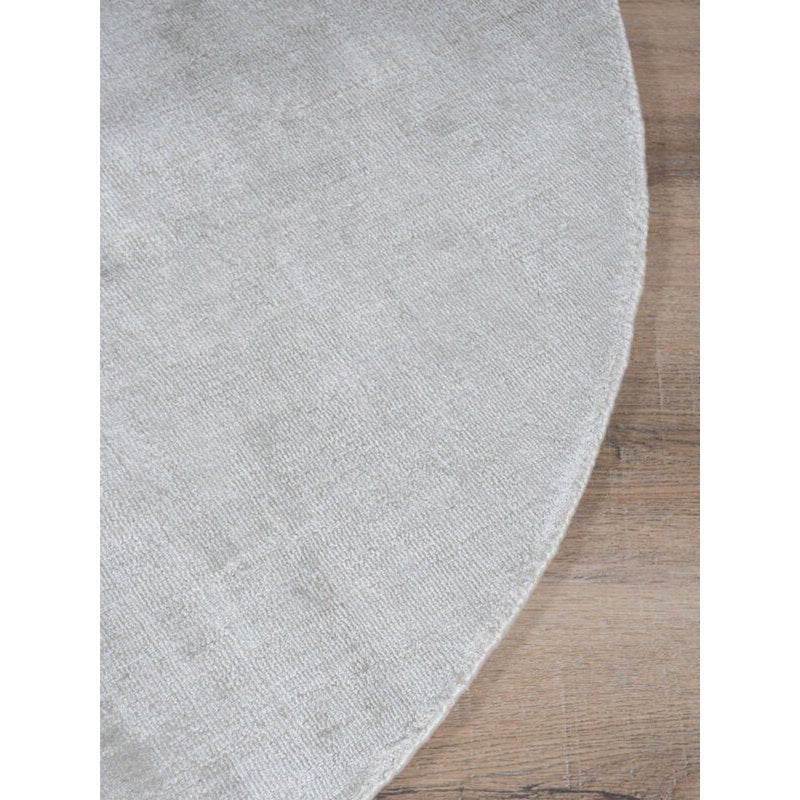 Vloerkleed Cos – Viscose Ivory Rond ø150 cm