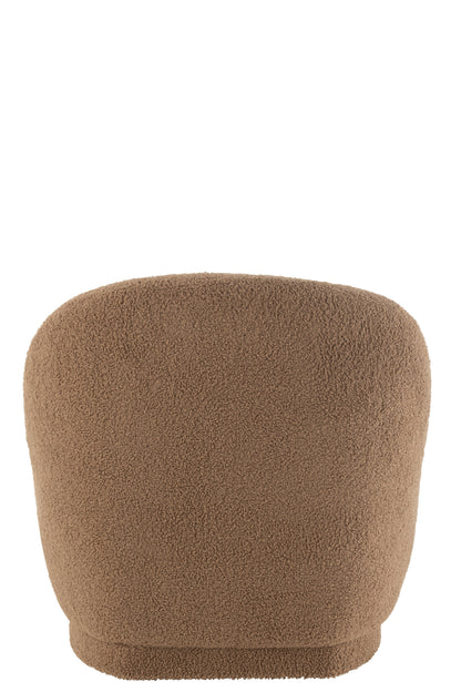 Kruk Teddy Velvet Wit Bruin