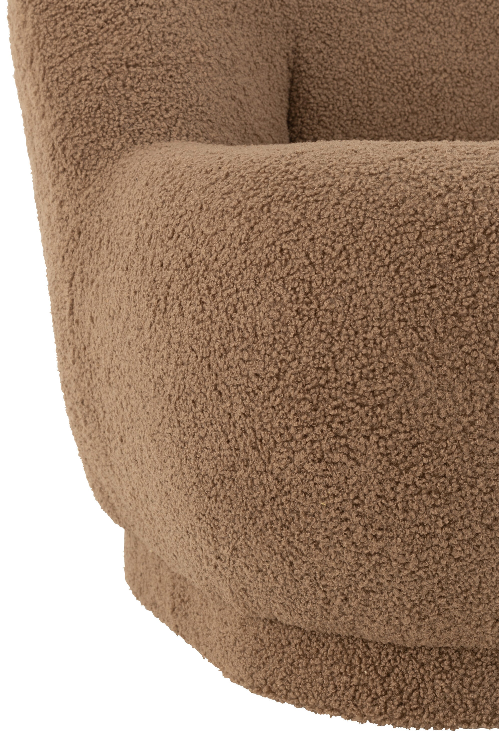 Kruk Teddy Velvet Wit Bruin