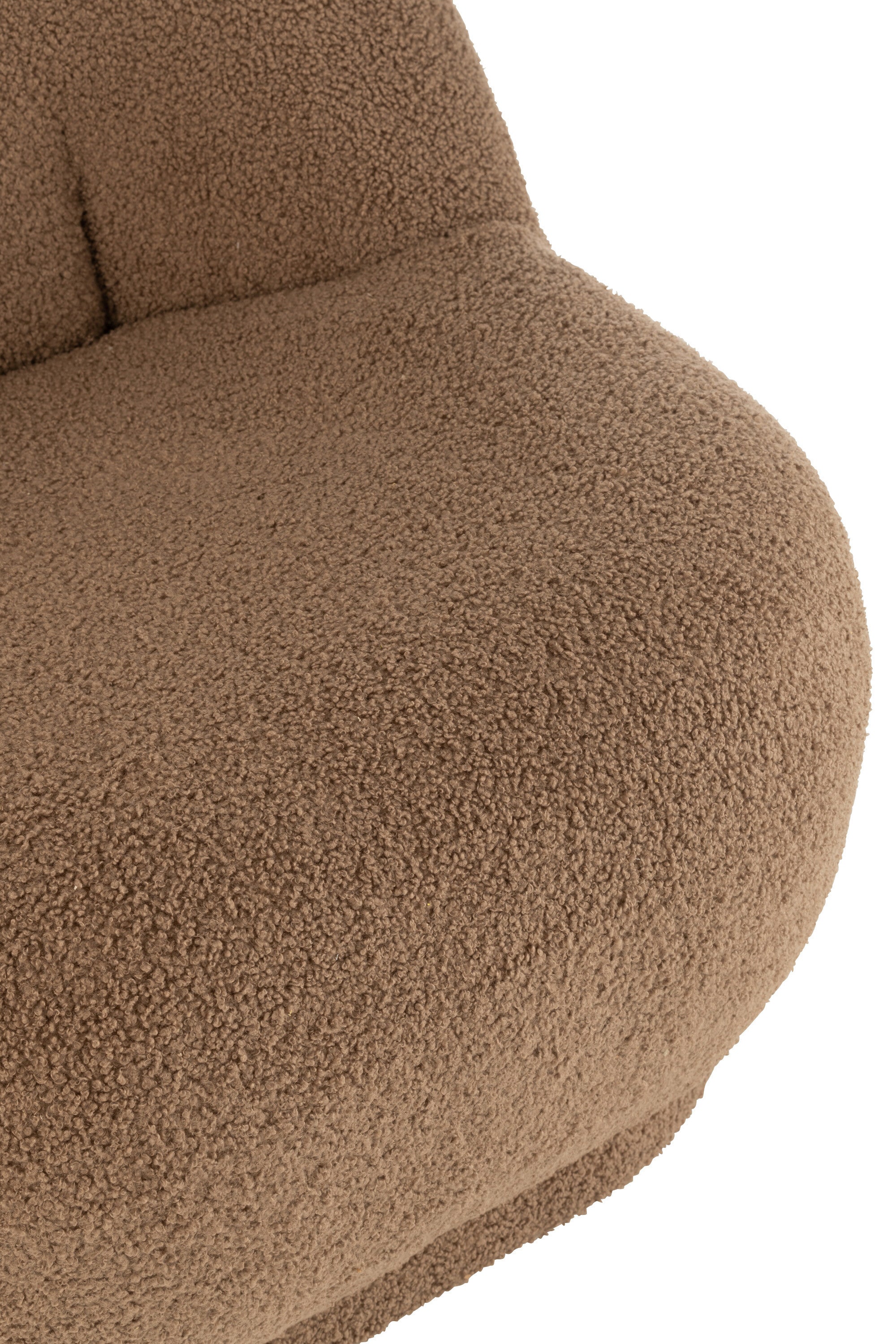 Kruk Teddy Velvet Wit Bruin