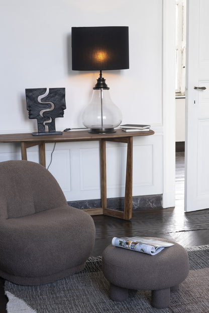 Kruk Teddy Velvet Wit Bruin