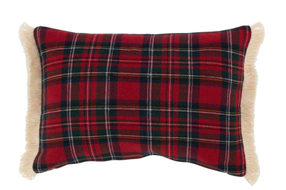 Kussen Tegels Bonheur Rood/Groen