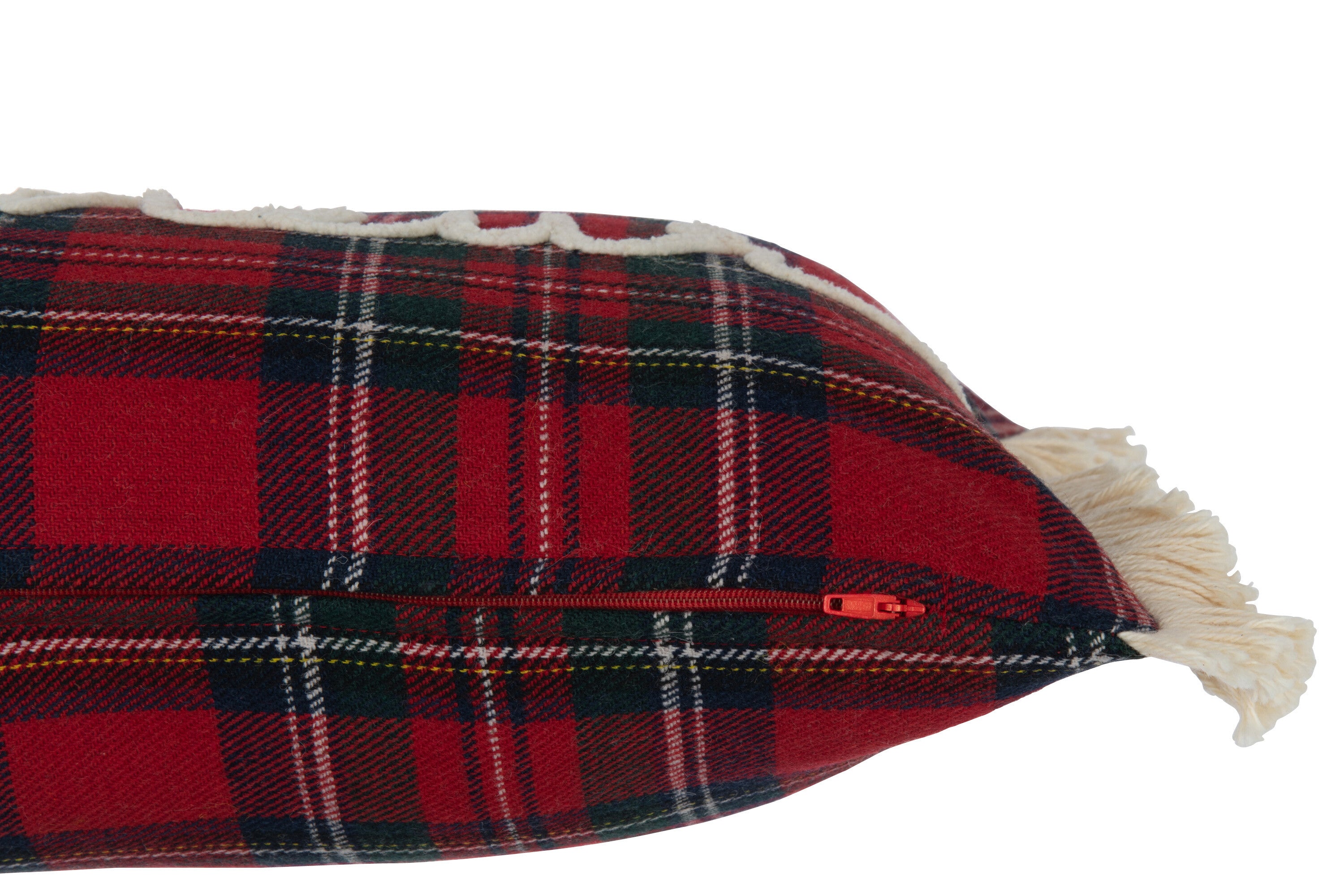 Kussen Tegels Bonheur Rood/Groen