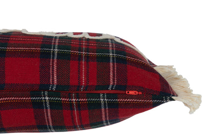 Kussen Tegels Bonheur Rood/Groen