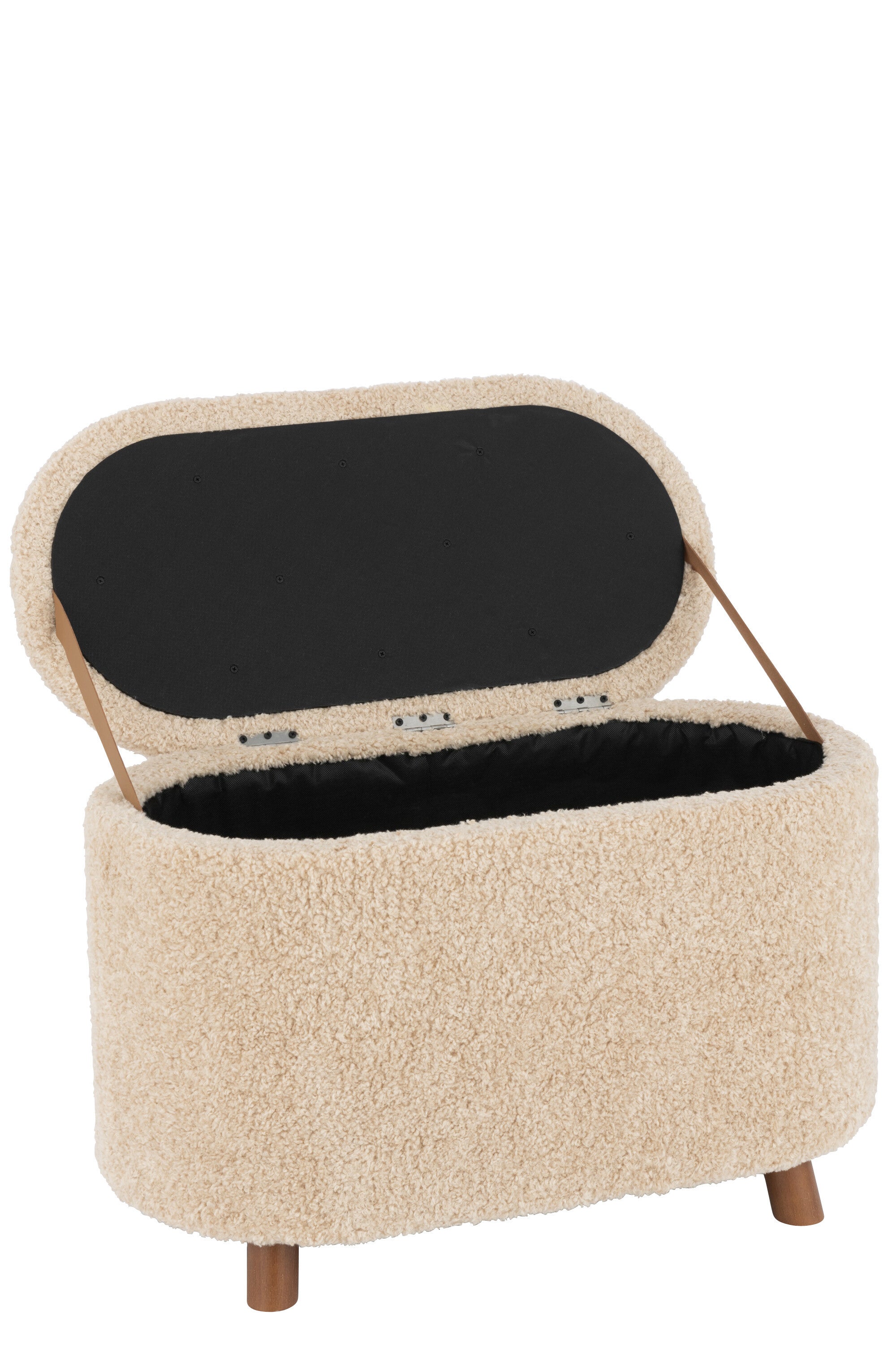 Kruk Opslag Teddy Polyester Beige
