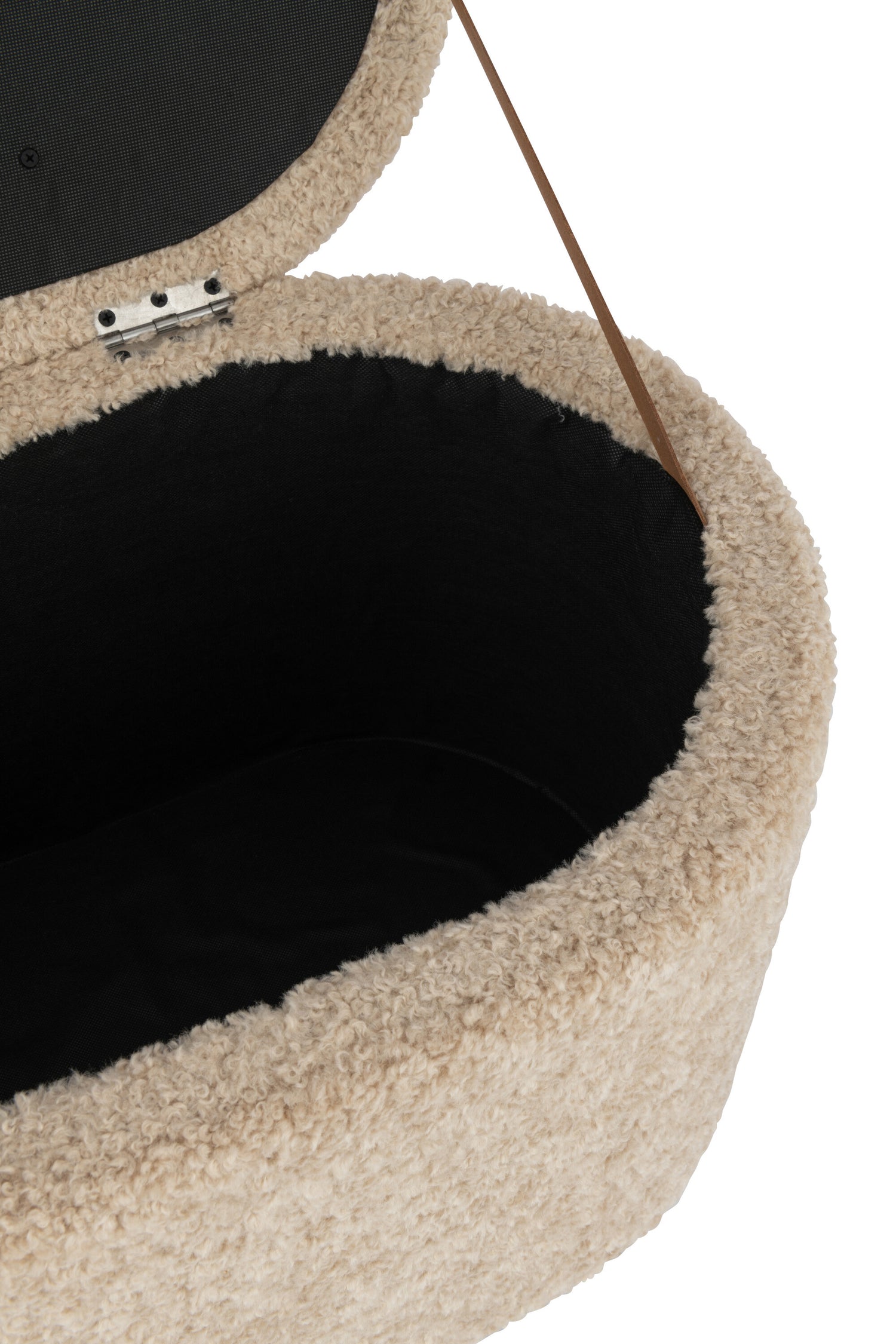 Kruk Opslag Teddy Polyester Beige