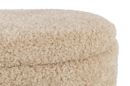 Kruk Opslag Teddy Polyester Beige