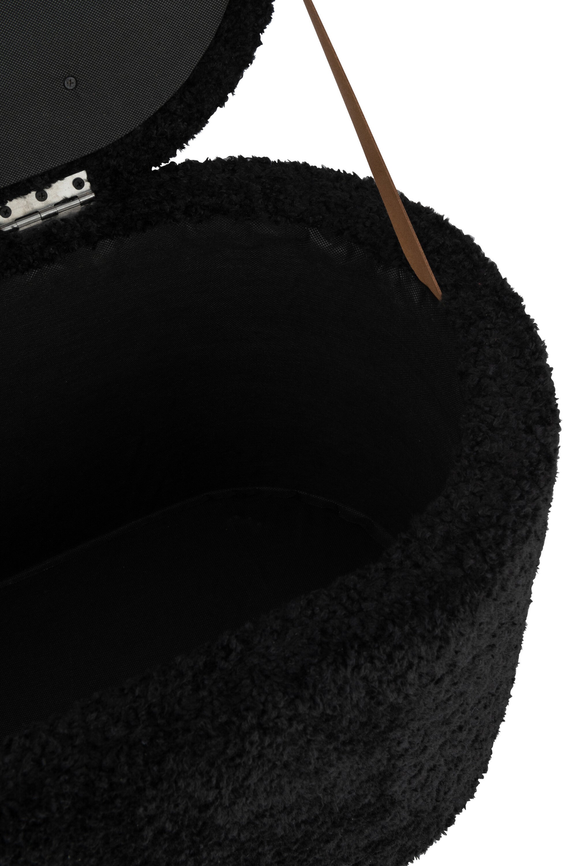 Kruk Opslag Teddy Polyester Zwart