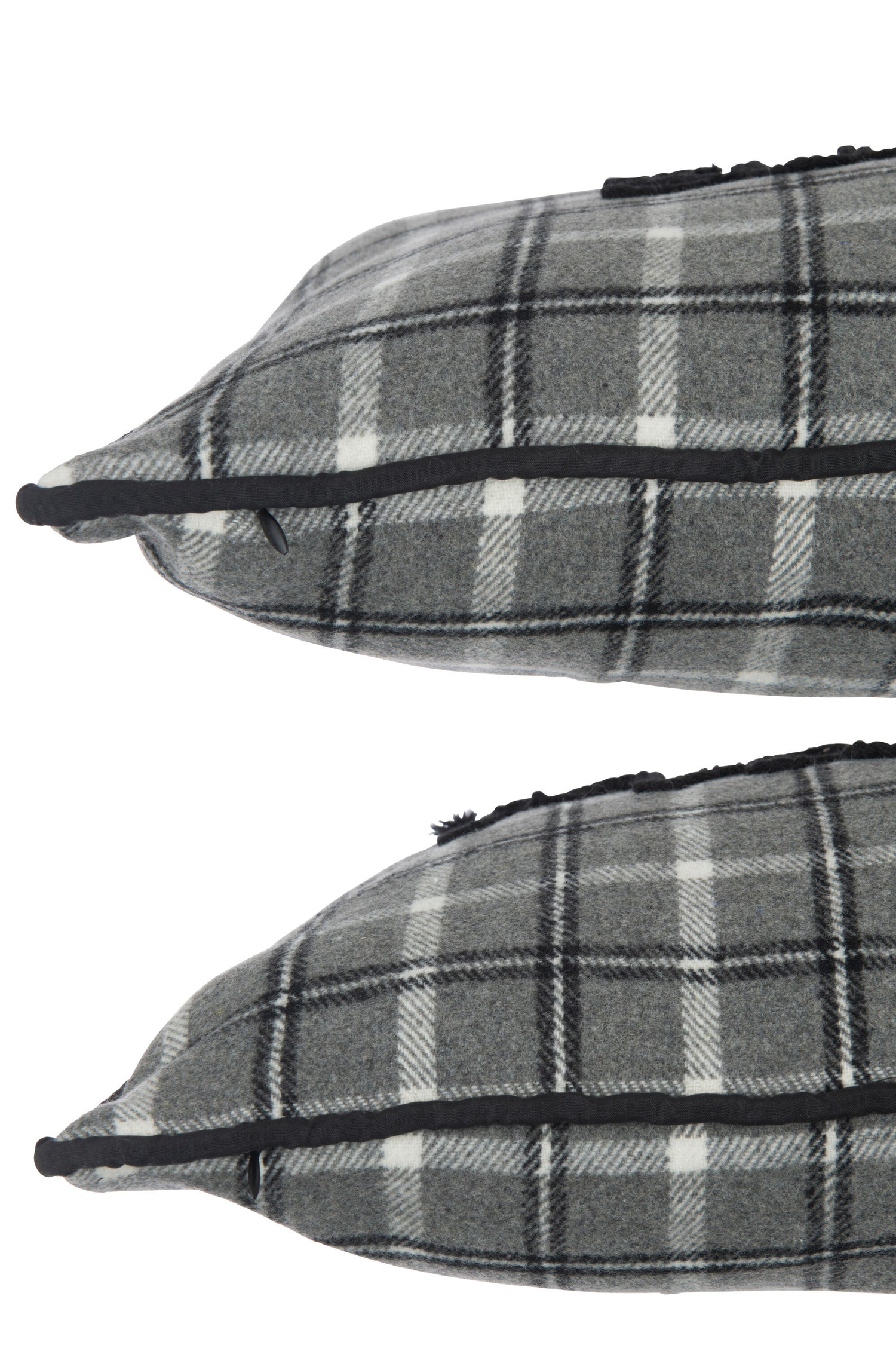 Kussen Tekst Polyester Grijs Ass2